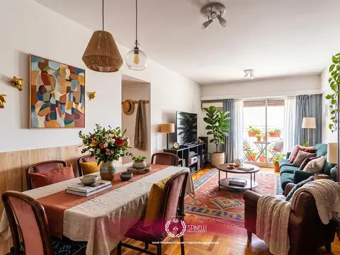 Venta departamento 3 ambientes 77m² balcón al contrafrente abierto en Boedo / Almagro