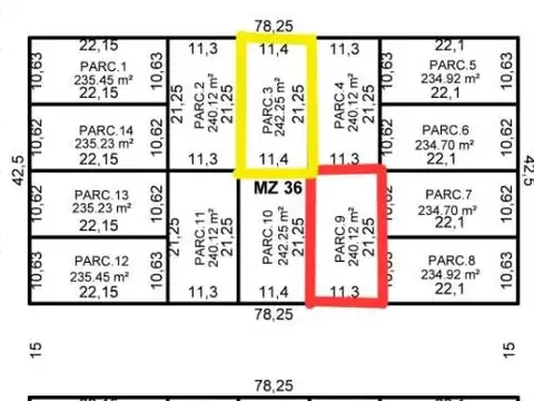 Terreno en Venta en Zona Hipermercado, USD 15.000