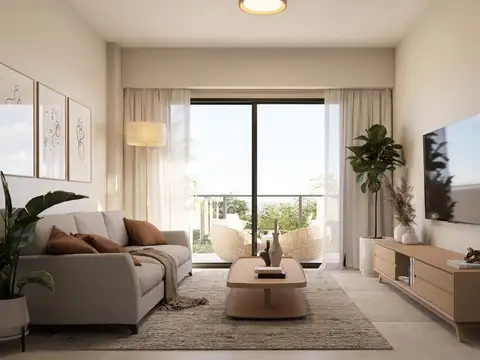 Departamento Monoambiente con 1 baño