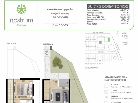 VENTA DUPLEX 2 DORMITORIOS NOSTRUM GARDEN PRADO