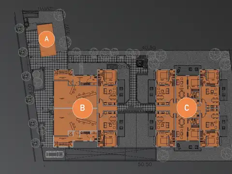 Departamento 2 ambientes con 1 baño