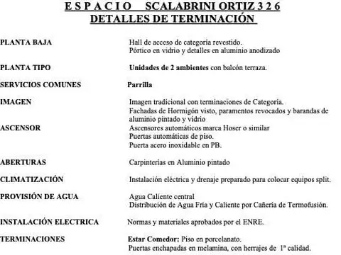 Departamento en Venta de Monoambiente