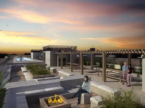 Departamento 2 ambientes con 1 baño