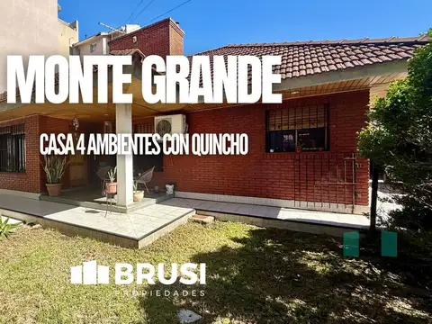 CASA EN VENTA EN MONTE GRANDE - DOBLE LOTE - INVERSORES - OPORTUNIDAD