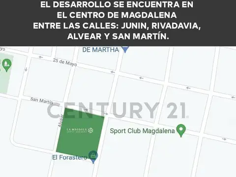 Terreno en Venta en Magdalena, USD 15.720