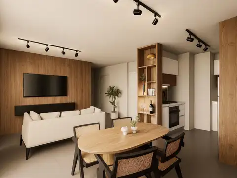 Departamento 3 ambientes con 2 baños