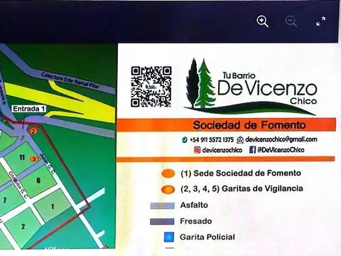 Terreno Lote  en Venta ubicado en De Vicenzo Chico, Del Viso, Pilar