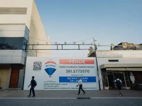VENTA LOTE LIMPIO 670m2 FRENTE CASA DE TUCUMAN