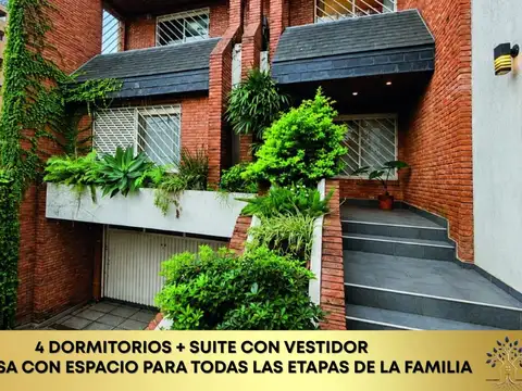Casa 5 Ambientes 4 Dormitorios | Suite, Pileta y Garage para 2 Autos | San Andrés