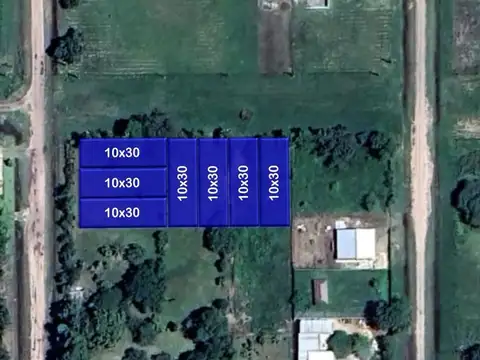 Se Venden Lotes en Berna, Gral Obligado Santa Fe