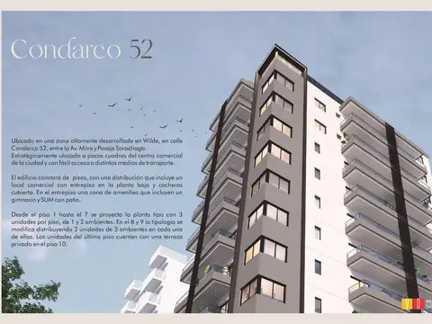 Departamento Monoambiente con 1 baño