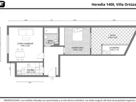 Departamento en Venta en Villa Ortuzar, USD 95.000