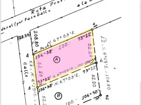 Terreno en Venta en Colonia San Ramon, USD 12.000