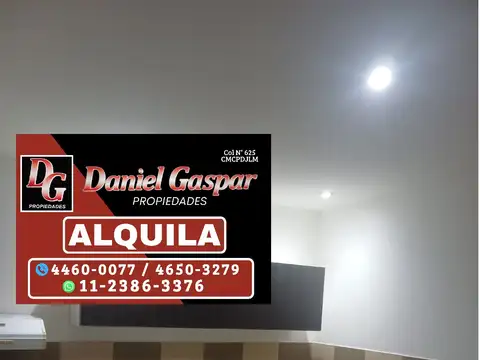ALQUILER – DEPARTAMENTO 3 AMBIENTES C/LAVADERO – SAN JUSTO