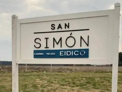 Lote en barrio San Simon - Canning