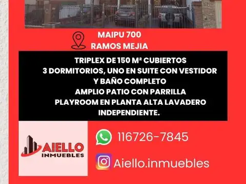 Amplio Triplex Maipu 768