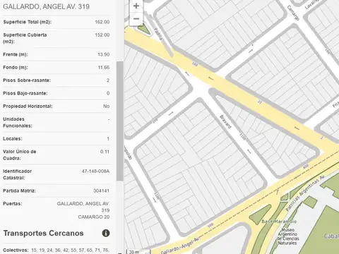 Terreno en Venta de 168,0 m2