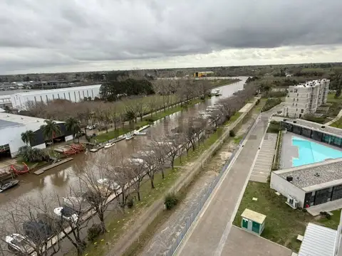 Departamento de 2 amb con cochera y amenities en Venice, ciudad navegable
