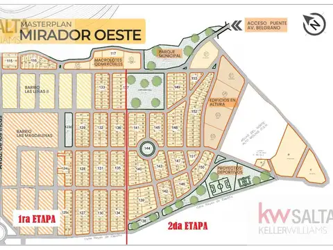 LOTE ESQUINA - MIRADOR OESTE - GRAND BOURG