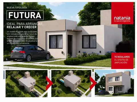 VENTA CASA FUTURA, PLAN NATANIA 1D, LUJAN