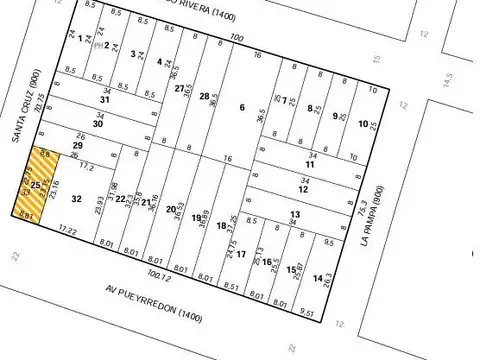 Terreno en Venta en Cordoba, USD 85.000