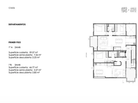 Departamento en Venta de 3 ambientes