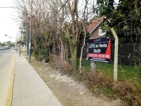 LOTE EN VENTA - CAMINO GENERAL BELGRANO Y 495 - 36X50- GONNET