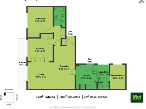 Beruti 2300, Piso 2