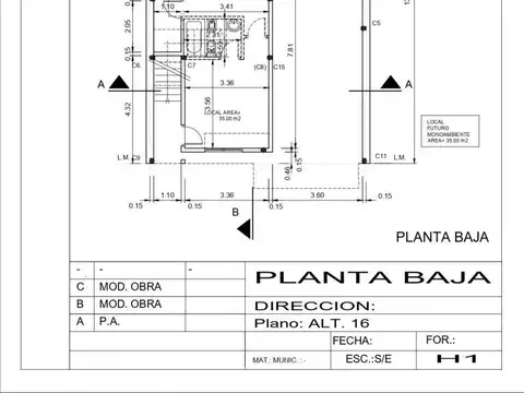 Departamento en Venta en Villa Maipu, USD 110.000