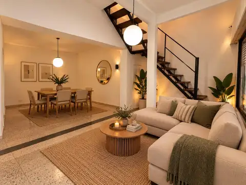 VENTA - APTO CREDITO | Casa única pasillo, 2 dormitorios, patio, terraza y parrillero. Uruguay 1300.