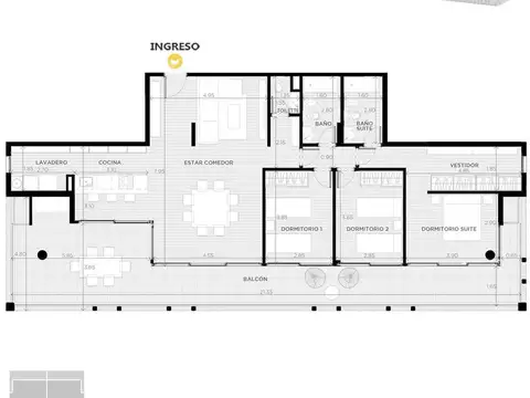 Departamento - Fisherton
