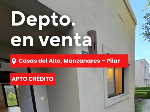 Departamento en venta en Casa del Alto, Manzanares - Pilar