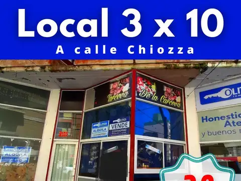 Local 45 mts, a la calle.