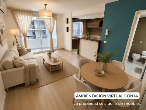 MODERNO 2 AMB CON BALCON: BAÑO Y TOILETTE - EDIF. PILETA + SUM
