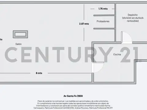 Av santa fe 3990 , Piso 0