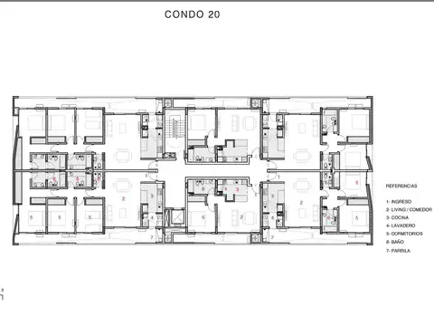 Departamento 4 ambientes con 2 baños