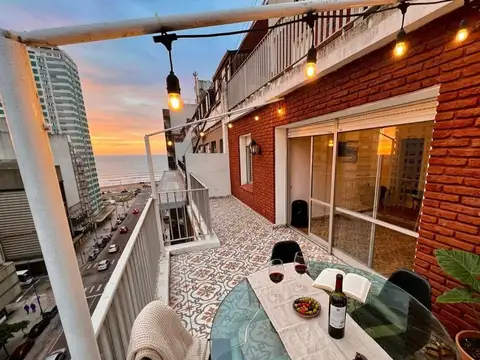 DEPARTAMENTO 3 AMBIENTES VISTA PARCIAL AL MAR