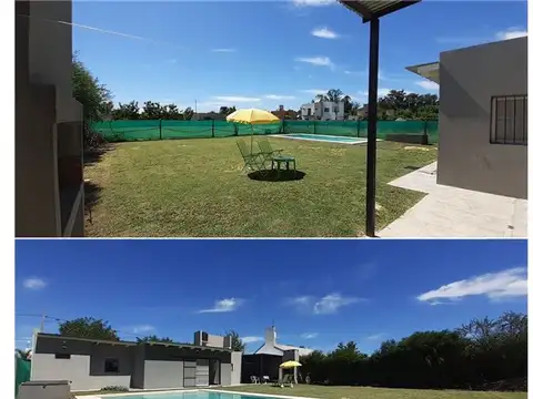 Alquiler Temporario Casa dos dormitorios ,pileta