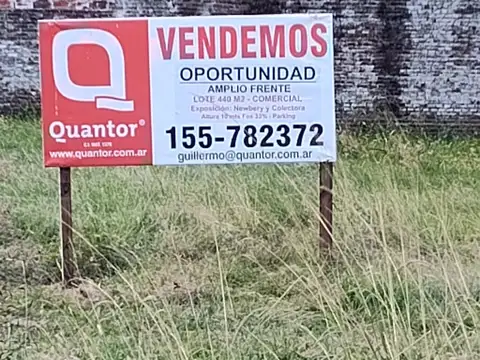 Excelente oportunidad  terreno vista Newbery y circunvalacion 440 m2 ' Frente galpones aduana afip
