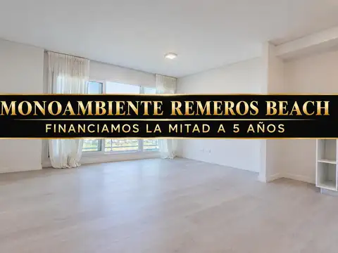 Monoambiente en venta en Sky 1 Remeros vista al golf