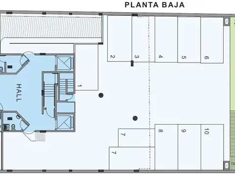 Departamento 3 ambientes con 2 baños