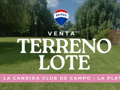 VENTA LOTE 892 M2 BARRIO LA CANDIDA LA PLATA