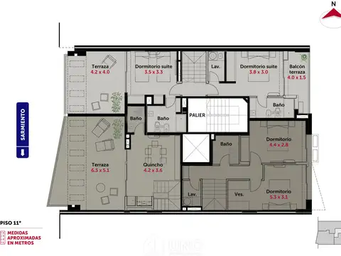 Departamento en Venta de 2 dormitorios