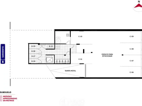 Departamento 3 ambientes con 2 baños