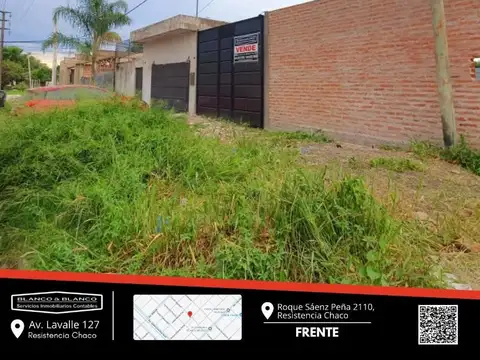 SE VENDE: ROQUE SAENZ PEÑA 2110, TERRENO DE 8,35X26 Mts.