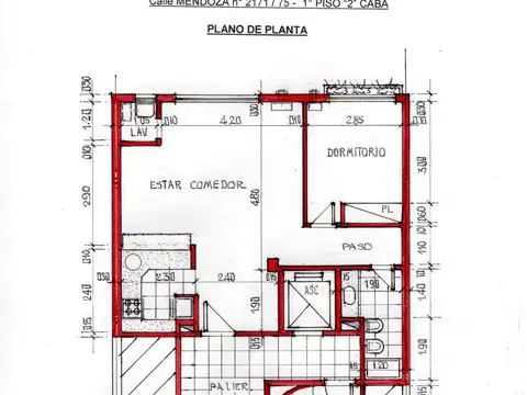 EXCELENTE DEP.TO DOS AMBIENTES -BAJAS EXPENSAS