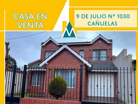 CASA CÉNTRICA EN VENTA - CAÑUELAS