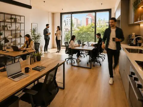 Venta Excelente Departamento Planta Libre en Nuñez.