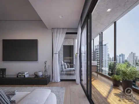 Departamento 2 ambientes con 1 baño