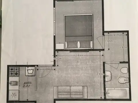 Departamento en Venta en Barracas, USD 55.000